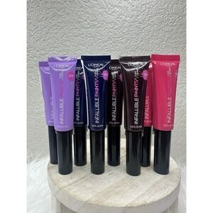 $28 🌙 8PK L'Oreal Infallible Paints/Lips NEW FULL SZ 300,308,304,318‎
